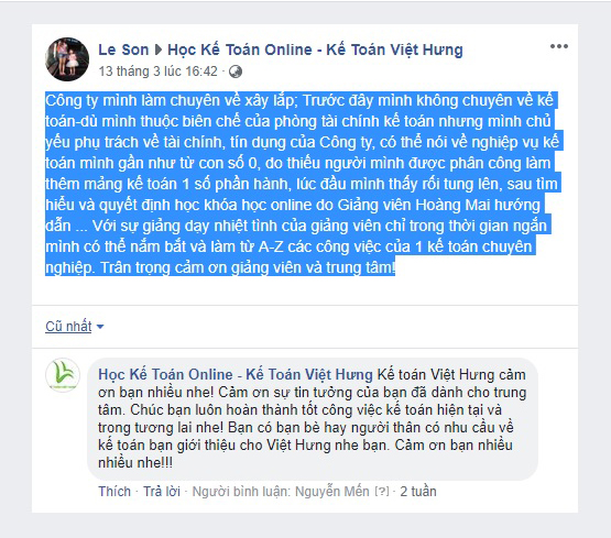 Học Viên: Lê Văn Sơn (1987) - Hà Nội 3 nx son