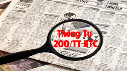 BTC ban hành Thông tư 200/2014/TT-BTC những thay đổi đáng chú ý 16 BTC ban hành Thông tư 200/2014/TT-BTC những thay đổi đáng chú ý