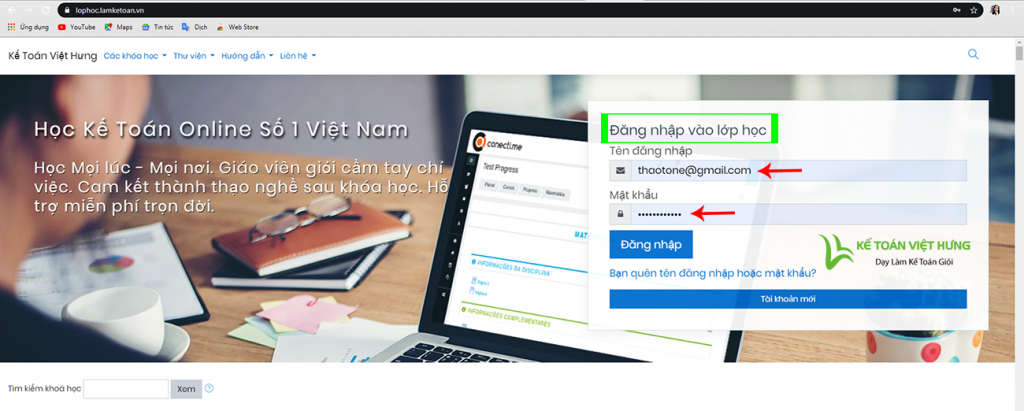 học kế toán cơ bản