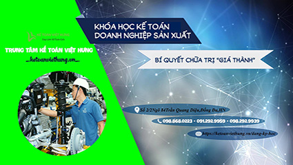 Khóa học kế toán sản xuất từ cơ bản đến nâng cao 28 học kế toán sản xuất