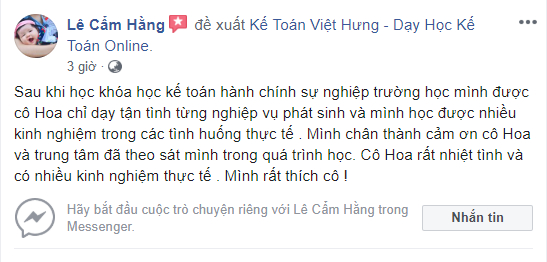 Làm kế toán cho 10 doanh nghiệp một lúc - là chuyện nhỏ 16 Le Cam Hang