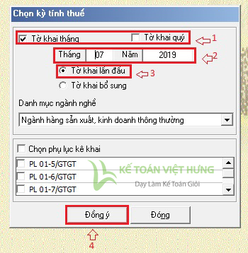 Chi tiết cách kê khai thuế GTGT hàng tháng, quý theo mẫu 01/GTGT 15 thuế gtgt