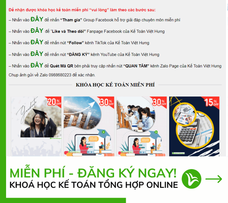 Khóa Học Kế Toán Tổng Hợp Online Miễn Phí: Đăng Ký Ngay! 50 khóa học kế toán tổng hợp online