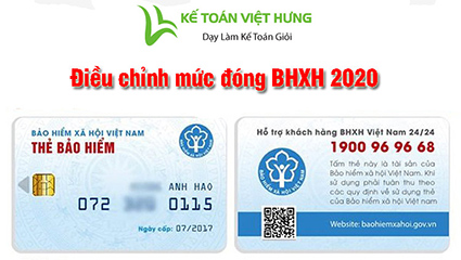 điều chỉnh mức đóng bhxh 2020