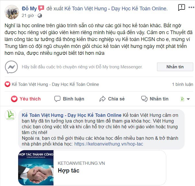 Học Viên Đỗ Thị Trà My (1993) - TP. Hồ Chí Minh 2 8 5