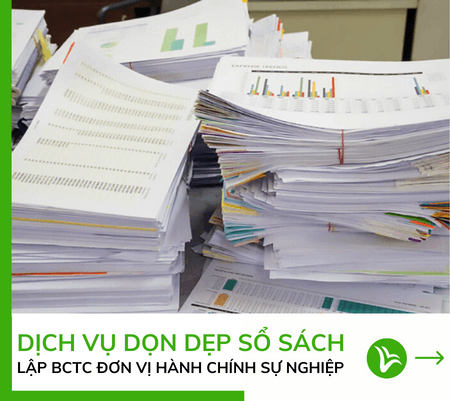 dịch vụ dọn dẹp sổ sách kế toán