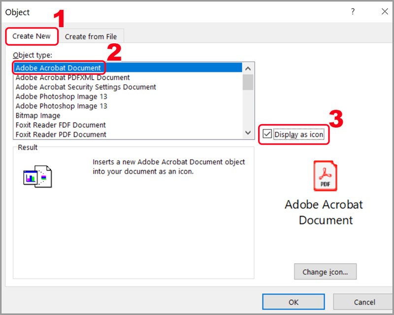 Cách chèn file PDF vào Excel - ảnh 3