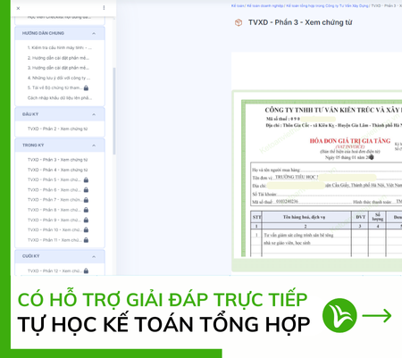 tự học kế toán tổng hợp