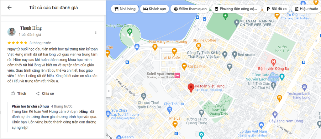 Tạ Thị Ánh Tuyết 12 Feedback khóa học kế toán thực hành HCSN