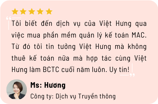 Dịch vụ báo cáo tài chính 13 khach hang danh gia ve dich vu lam bctc cua ke toan viet hung 5