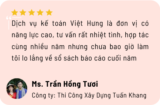Dịch vụ báo cáo tài chính 15 khach hang danh gia ve dich vu lam bctc cua ke toan viet hung 7