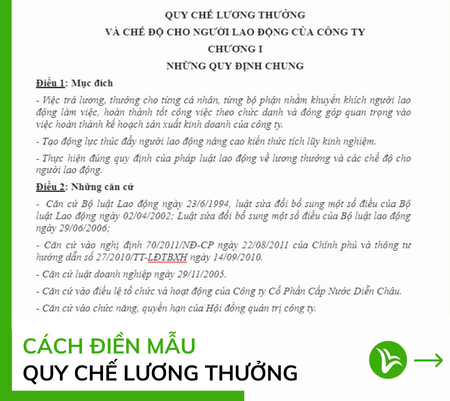 Quy trình & cách điền mẫu quy chế lương thưởng cho người lao động 7 Quy trình & cách điền mẫu quy chế lương thưởng cho người lao động