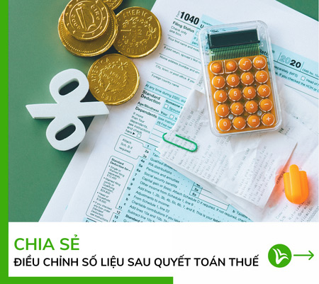 điều chỉnh sau quyết toán thuế