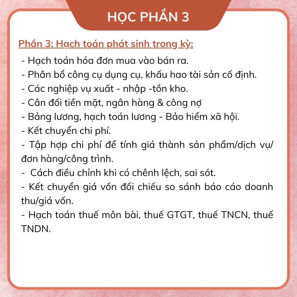 Khóa học đào tạo kế toán ngắn hạn nhanh ra nghề 9 noi dung khoa hoc ke toan ngan han2