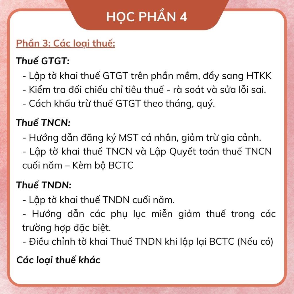 Khóa học đào tạo kế toán ngắn hạn nhanh ra nghề 10 noi dung khoa hoc ke toan ngan han3