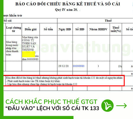 thuế gtgt đầu vào