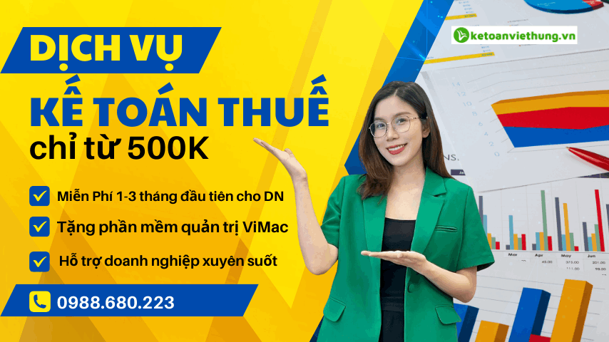 Dịch vụ kế toán thuế trọn gói chỉ từ 500k 1 tháng