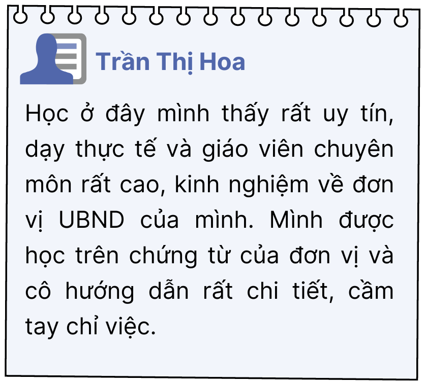 Khóa học thực hành kế toán hành chính sự nghiệp 26 feedback 1 2