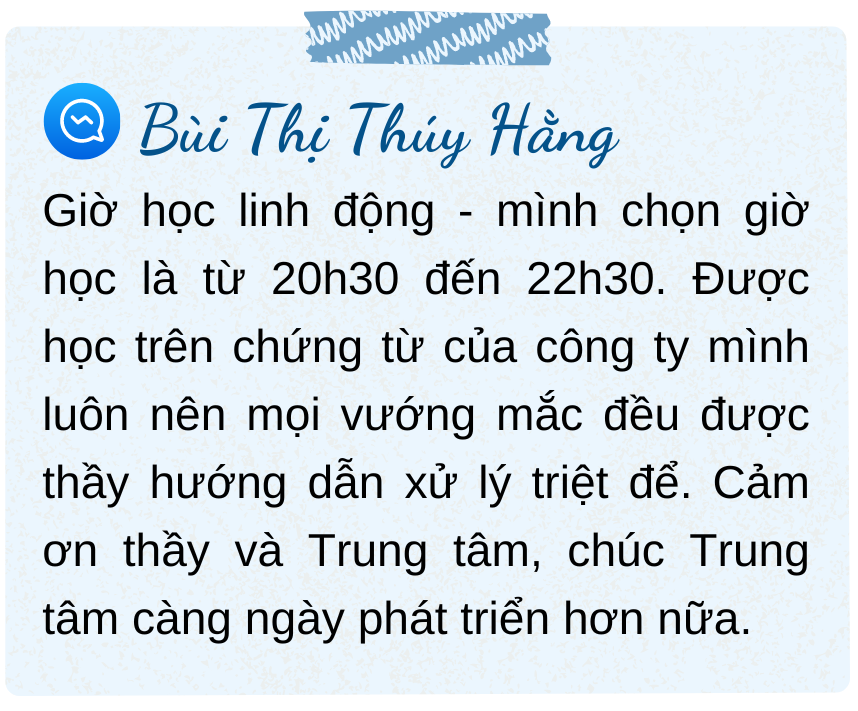 Khóa học kế toán thuế chuyên sâu 14 feedback 4 1