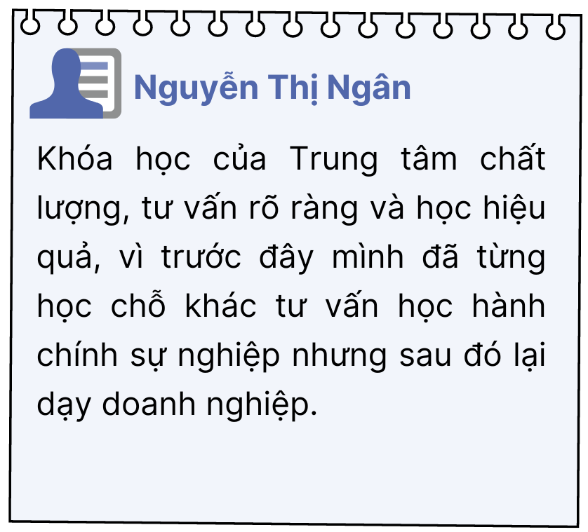Khóa học thực hành kế toán hành chính sự nghiệp 23 feedback 4 2