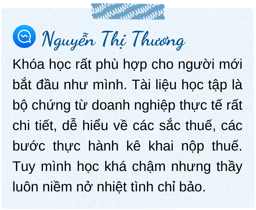 Khóa học kế toán thuế chuyên sâu 16 feedback 6 1