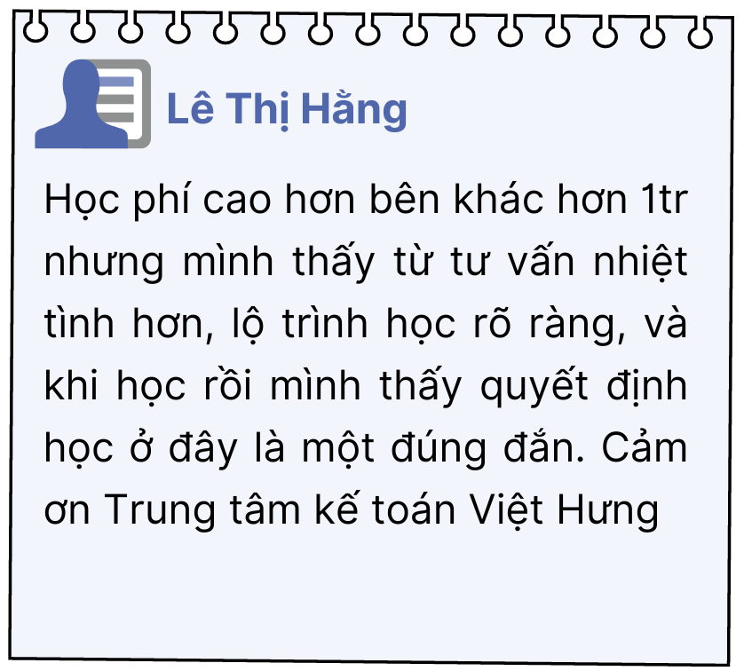 Khóa học thực hành kế toán hành chính sự nghiệp 27 feedback 8 2