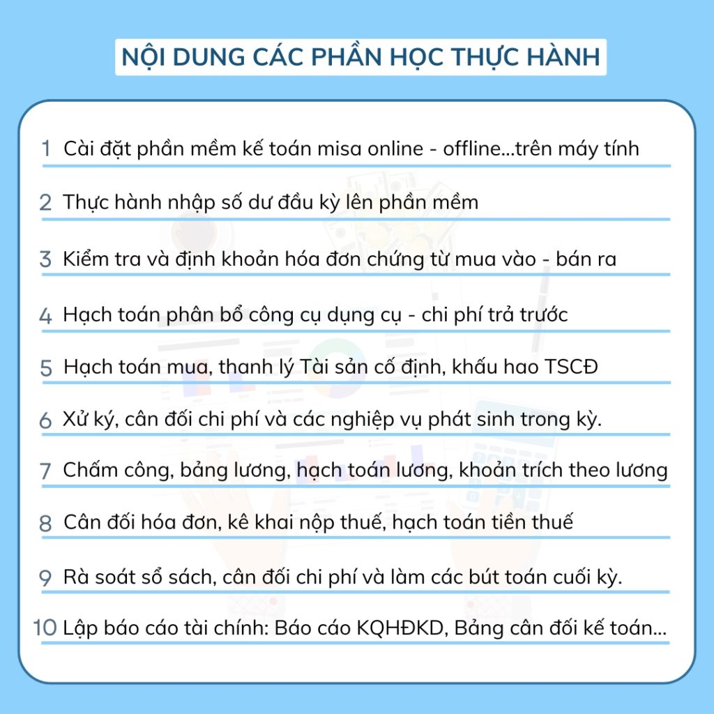 Học Kế Toán Misa online 11 10