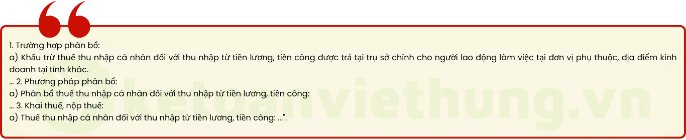 chi nhánh hạch toán phụ thuộc khác tỉnh 8