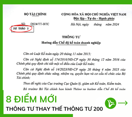 thông tư thay thế thông tư 200