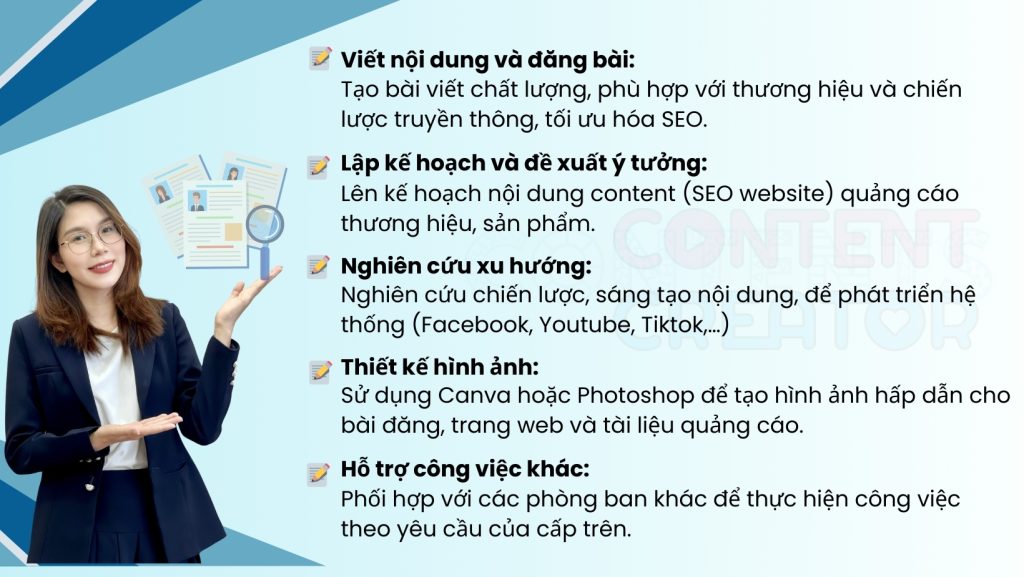 mo ta cong viec maketing