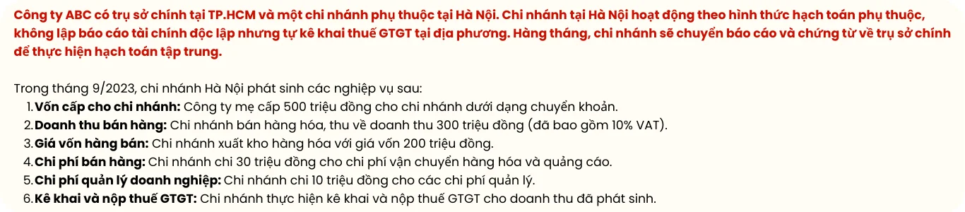 Cách Hạch Toán Chi Nhánh Phụ Thuộc Theo Thông Tư 200 20 hạch toán chi nhánh phụ thuộc 5
