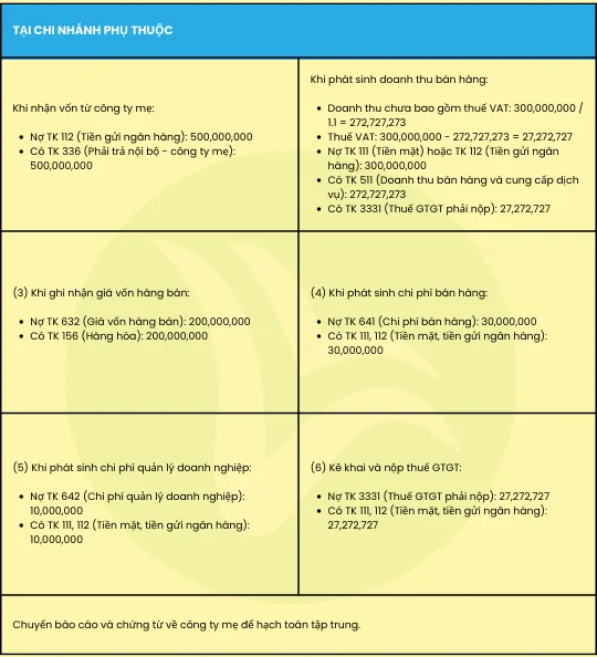 hạch toán chi nhánh phụ thuộc 9