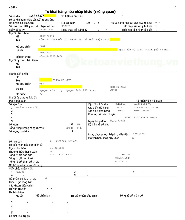 Cách Làm Thủ Tục Mở Tờ Khai Hải Quan Xuất Nhập Khẩu 25 thủ tục mở tờ khai hải quan 8