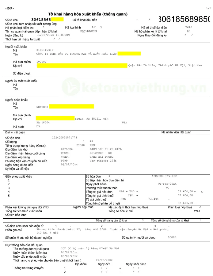 Cách Làm Thủ Tục Mở Tờ Khai Hải Quan Xuất Nhập Khẩu 21 thủ tục mở tờ khai hải quan 9