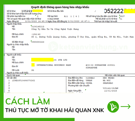 Cách Làm Thủ Tục Mở Tờ Khai Hải Quan Xuất Nhập Khẩu 6 Cách Làm Thủ Tục Mở Tờ Khai Hải Quan Xuất Nhập Khẩu