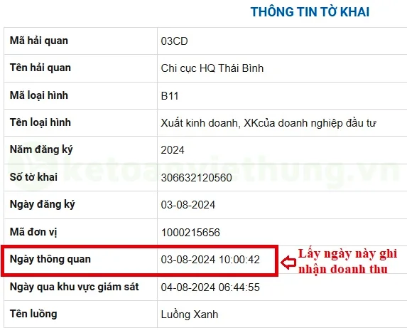 tra cứu tờ khai hải quan 5