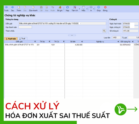 Cách Xử Lý Hóa Đơn Xuất Sai Thuế Suất 8 Thành 10 9 Cách Xử Lý Hóa Đơn Xuất Sai Thuế Suất 8 Thành 10