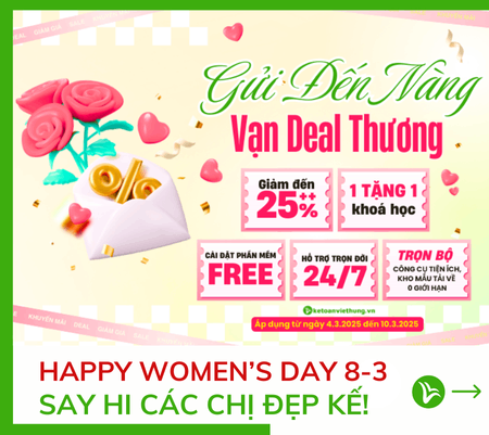 Happy Women's Day 2025 - Tháng Của Nàng, Nhận Ngàn Ưu Đãi 13 Happy Women’s Day 2025 – Tháng Của Nàng, Nhận Ngàn Ưu Đãi