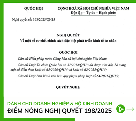 Nghị Quyết 198 /2025: Chính Sách Thuế Mới Cho Hộ Kinh Doanh & DN 5 Nghị Quyết 198 /2025: Chính Sách Thuế Mới Cho Hộ Kinh Doanh & DN