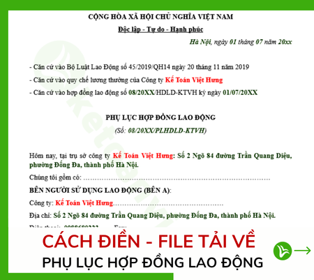 Mẫu Phụ Lục Hợp Đồng Lao Động Mới Nhất Thực Tế 7 Mẫu Phụ Lục Hợp Đồng Lao Động Mới Nhất Thực Tế