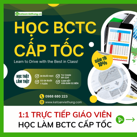 Khóa Học Báo Cáo Tài Chính Cấp Tốc 3 Tháng Cuối Năm – Kế Toán Việt Hưng