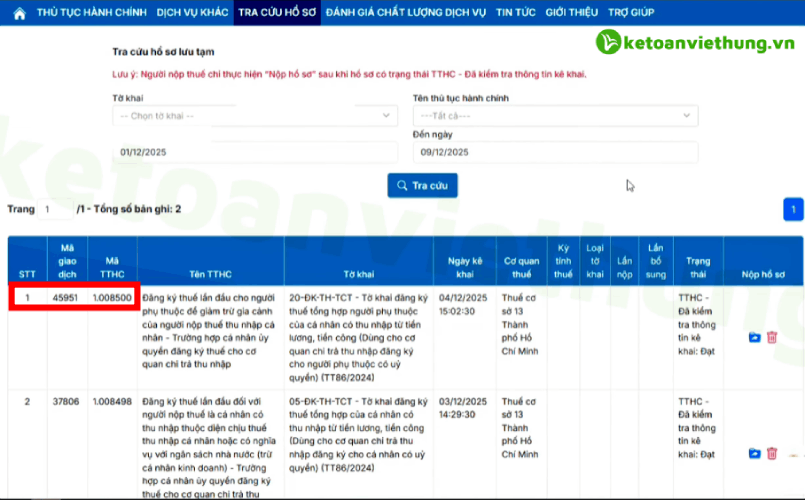 Cách Đăng Ký Người Phụ Thuộc Online Qua Cổng Dịch Công Nhanh Nhất 31 đăng ký người phụ thuộc online 11