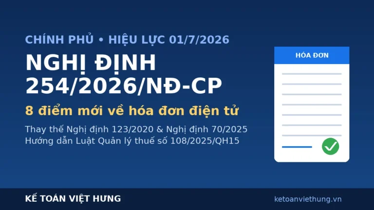 Nghị định 254/2026/NĐ-CP: 8 điểm mới về hóa đơn điện tử từ 01/7/2026 kế toán phải biết 2 Nghị định 254/2026/NĐ-CP: 8 điểm mới về hóa đơn điện tử từ 01/7/2026 kế toán phải biết